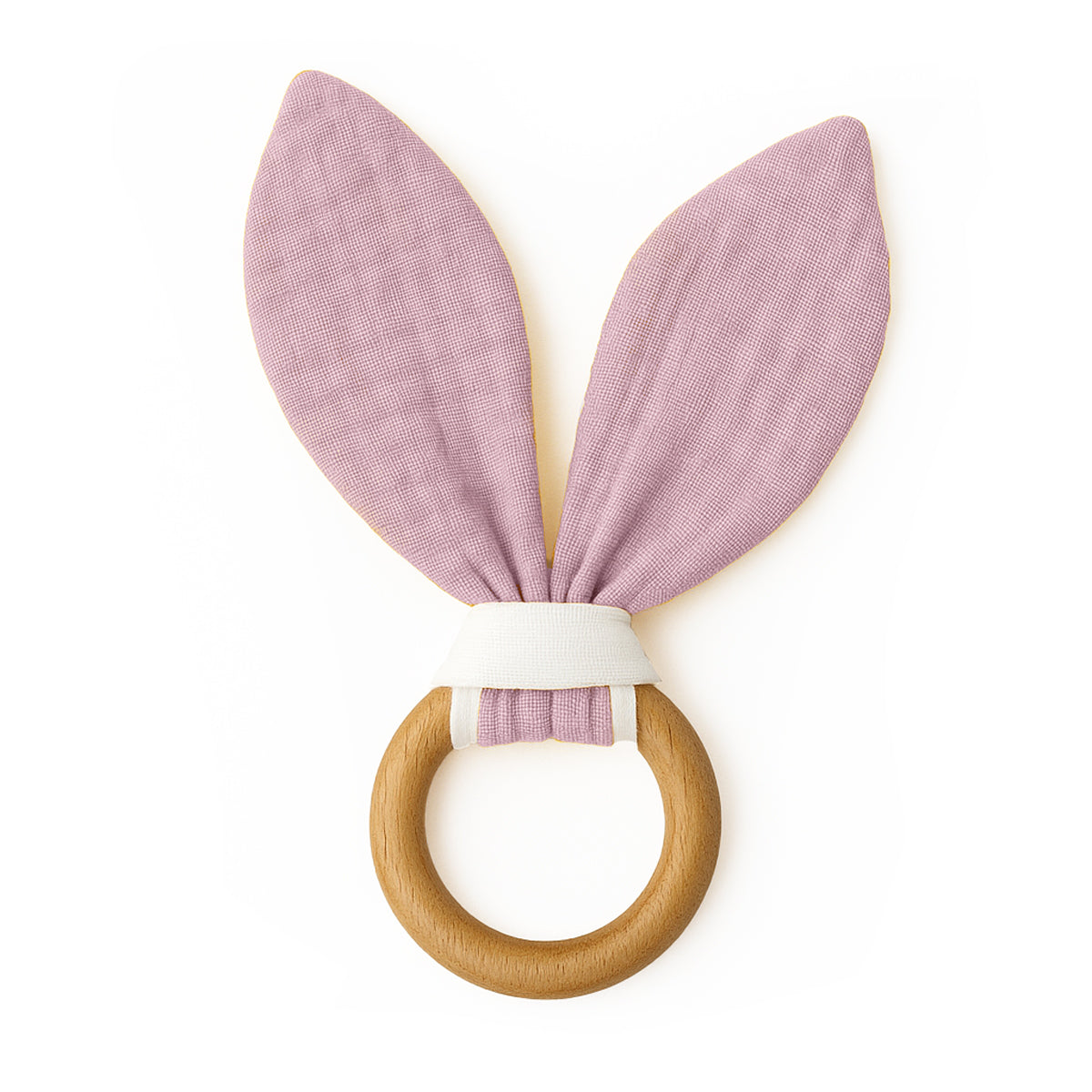 Bebis Bitring – Ekologisk Bomull - Rosa