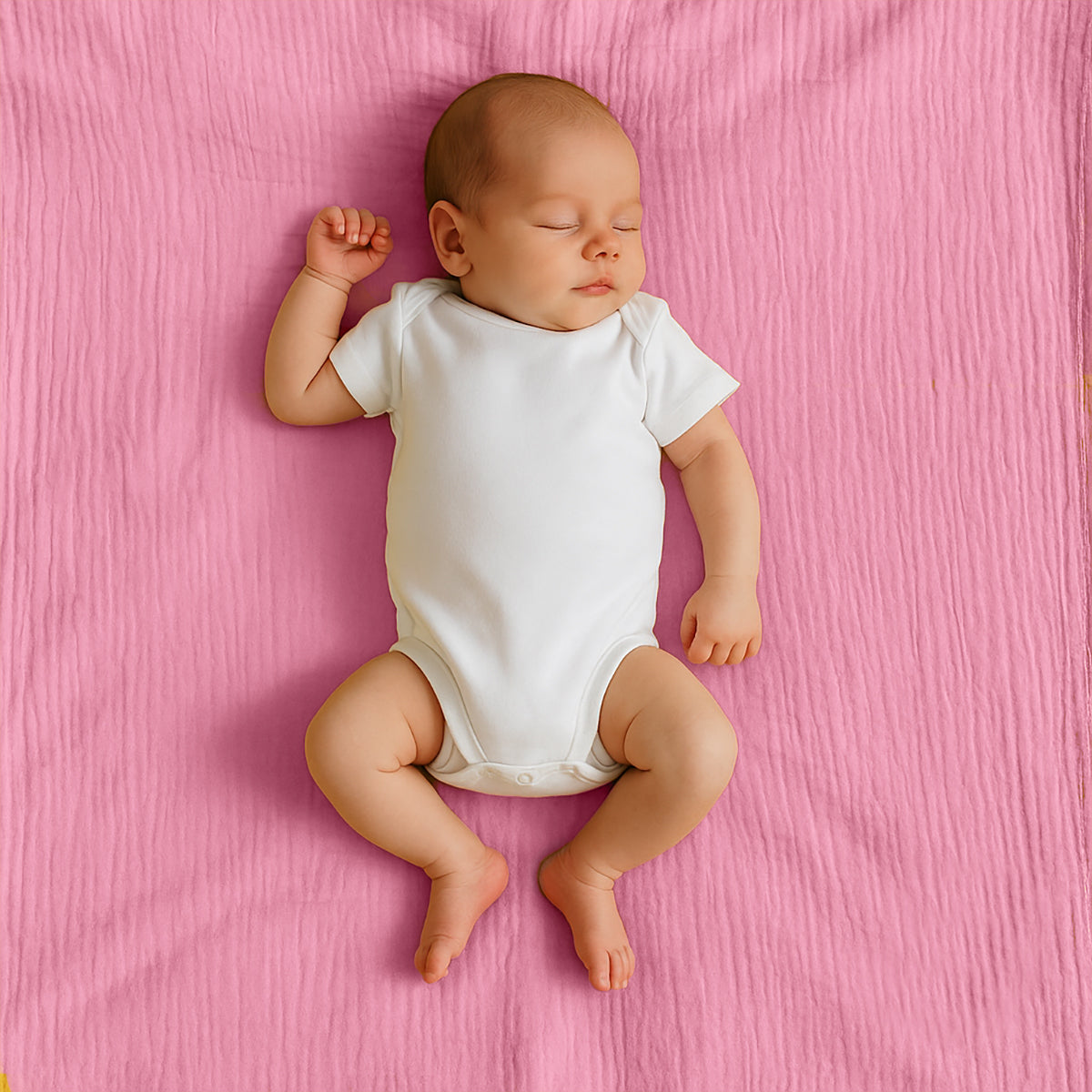 Musslinfiltar “Maxi” – Ekologisk Bomull - Rosa